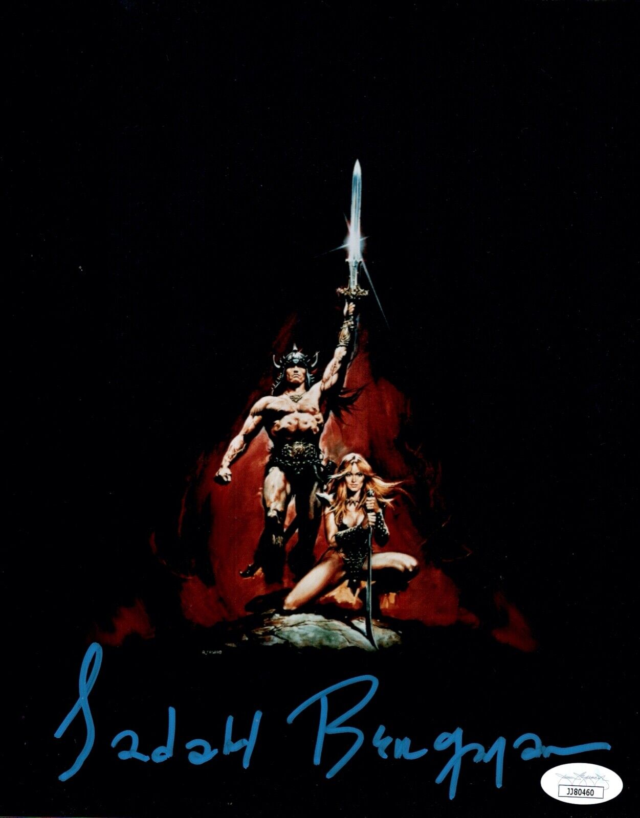 SANDAHL BERGMAN Signed CONAN THE BARBARIAN 8x10 Photo Poster painting Autograph JSA COA Cert