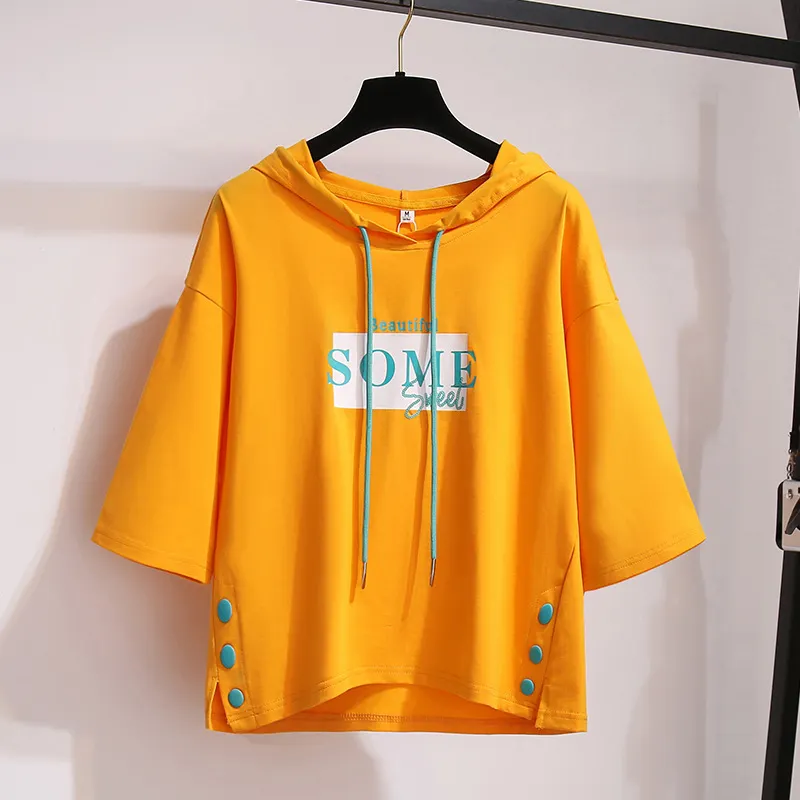 Uveng Uveng Summer New Sunscreen Hat Short-Sleeve T-Shirt Female Students Korean Clothes Women's Bagtop Women's Clothing