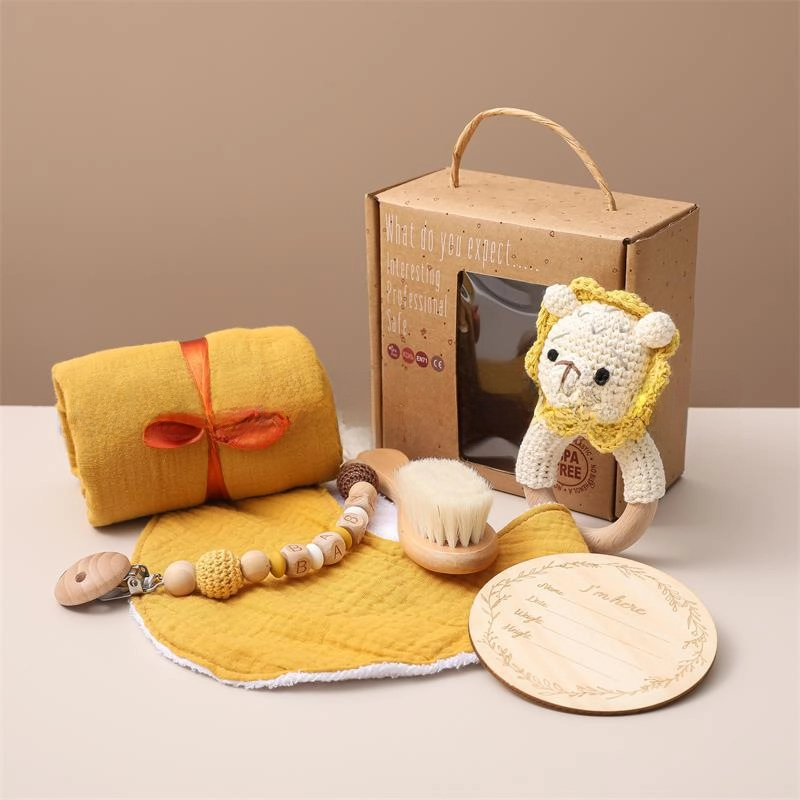 Nordic Style Baby Gift Set Bathing And Water Play Baby Baby Newborn Clothes Bath Towel Toy Gift Set