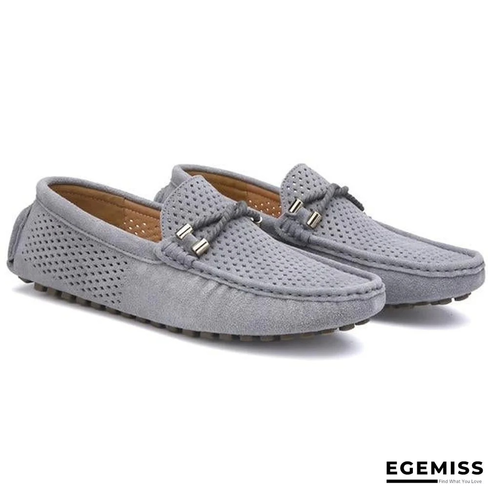 Summer Genuine Leather Men Shoes Casual Driving Shoes Mocassin Soft Breathable | EGEMISS