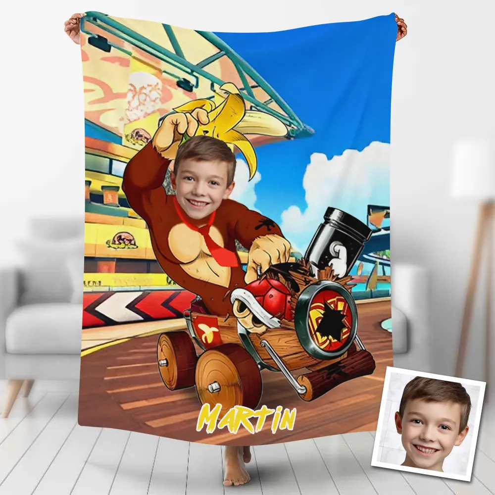 Custom Blankets Personalized Donkey Kong Blanket
