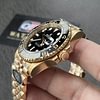 Rolex GMT Master II 126718grnr-0001 Full yellow gold with Black Dial on Jubilee (40mm) Super Clone