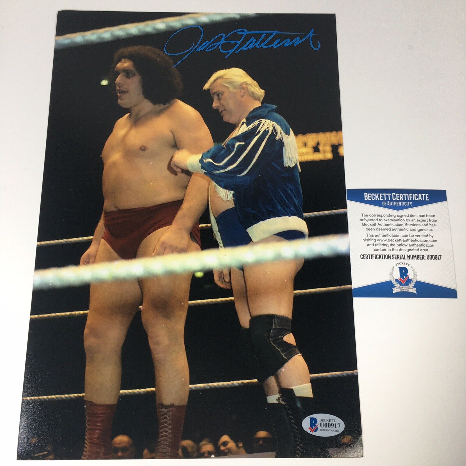 Pat Patterson Signed Rare Wrestling Photo Poster painting 8x12 BECKETT BAS WWF WWE AWA ( Proof)