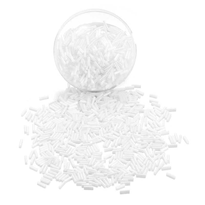 1 Set 2 * 7mm Hole 1~1.9mm Glass Solid Color Beads