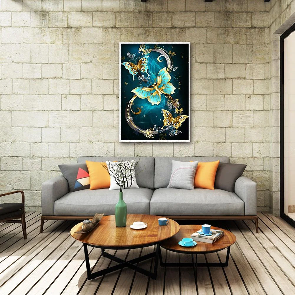 Diamond Painting - Full Round Drill - Butterfly