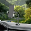 Powerful Suction Cup Phone Holder with Adjustable Flexible Tube Gooseneck Mobile Phones Stand Non-Slip Windshield Window Mobile Holders for Car Truck Compatible (Grey)