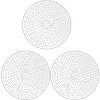 3PCS 5mm Fuse Beads Boards, Large Clear Pegboards Kits, Hexagon & Square & Round