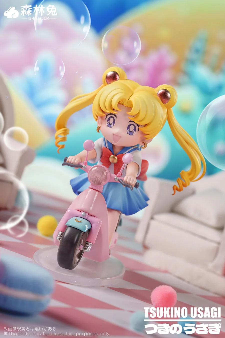 【usagi】 Forest Rabbit Studio - Sailor Moon Pretty Girl Motorcycle