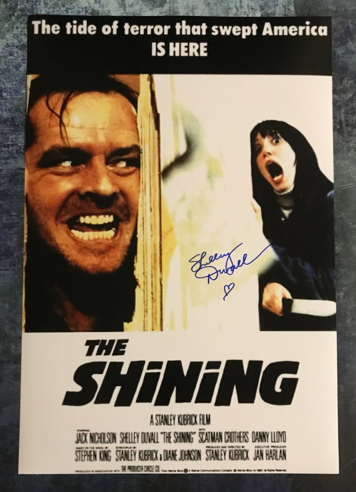 GFA The Shining '80 Movie * SHELLEY DUVALL * Signed 12x18 Photo Poster painting PROOF S7 COA