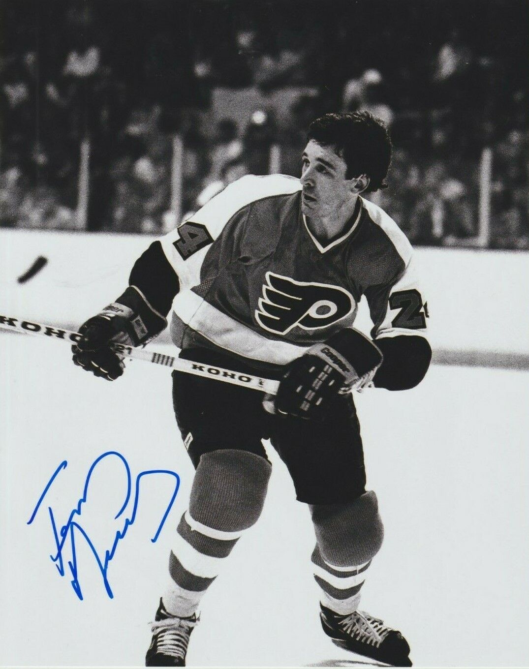 TERRY MURRAY autographed SIGNED PHILADELPHIA FLYERS vintage