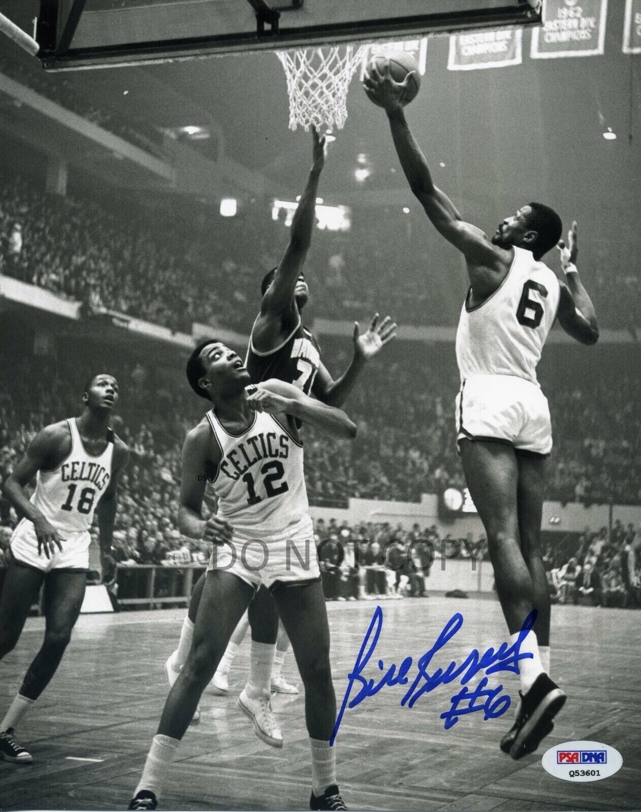 Bill Russell Signed Autographed 8x10 Photo Poster painting NBA Boston Celtics REPRINT