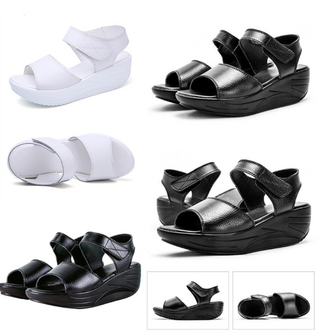 Women's Orthopedic Platform Sandals -Rocker Bottom Shoe