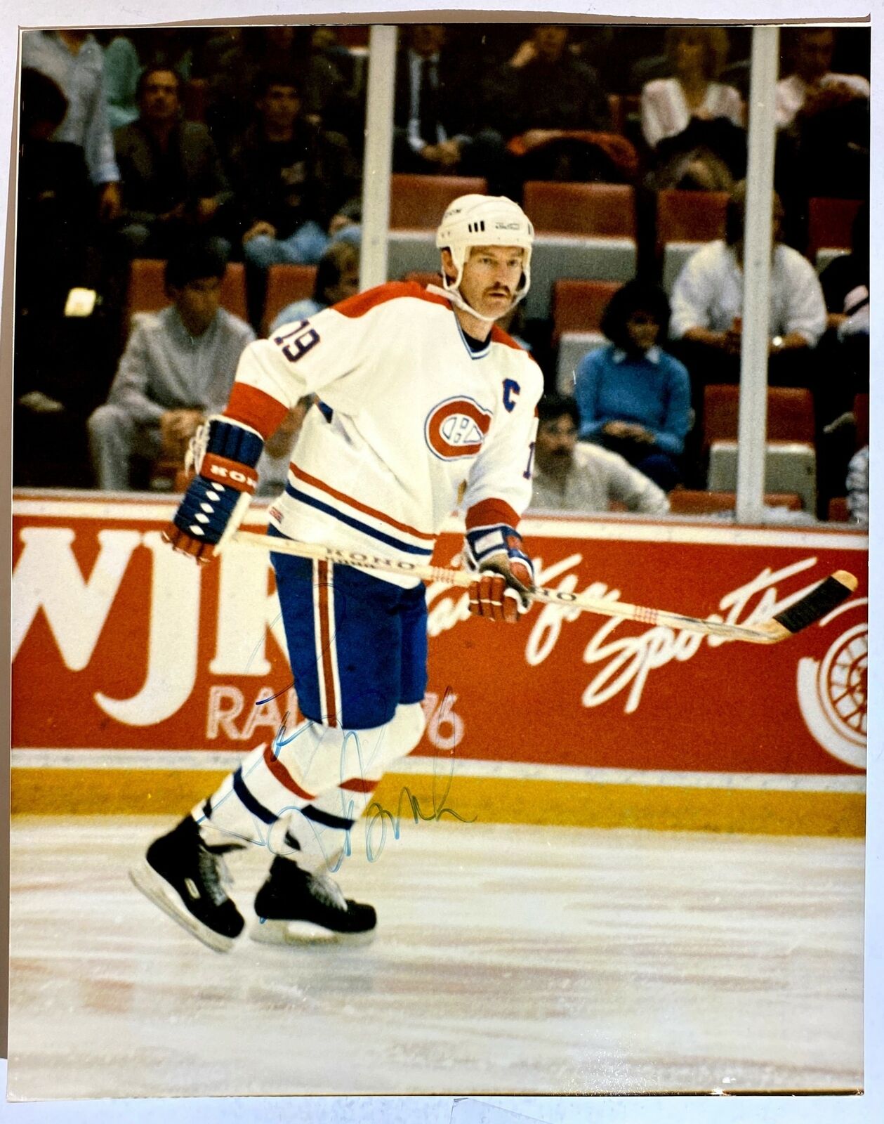 Larry Robinson Signed 8x10 Photo Poster painting Montreal Canadiens Los Angeles Kings Autograph