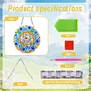 Mandala DIY Acrylic Special Shape Drill Diamond Art Hanging Decor Kits