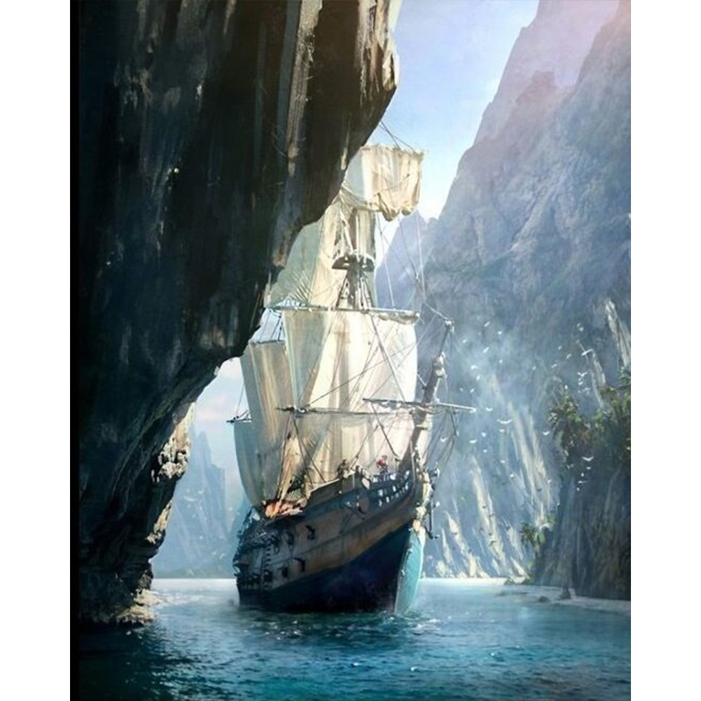 Boat-Paint by Numbers-30*40cm/40*50cm