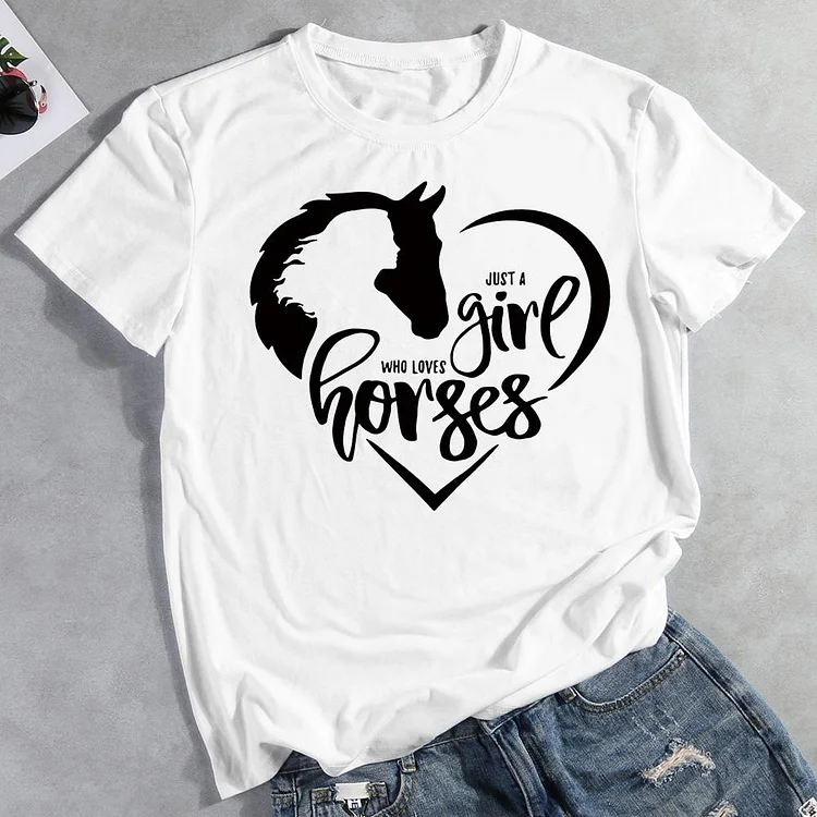 PSL - Horse Girl T-shirt Tee -012131