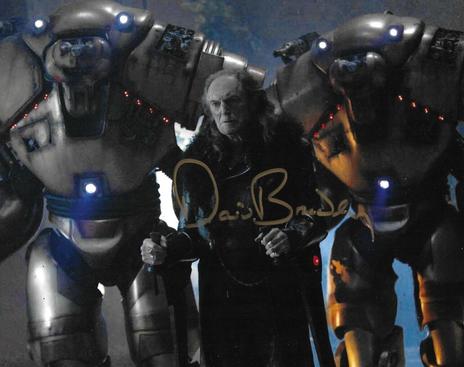 David Bradley Signed Doctor Who 10x8 Photo Poster painting AFTAL