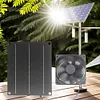 6V 6W Solar Exhaust Fan Waterproof Mini Ventilator Solar Panel Powered Fan