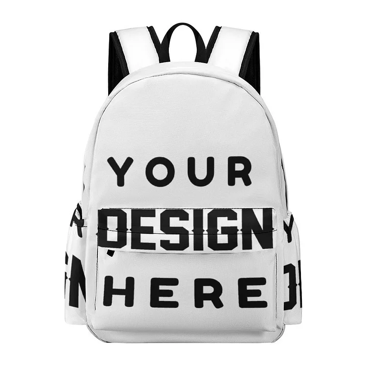 Personalized Design  Half Printed Backpack