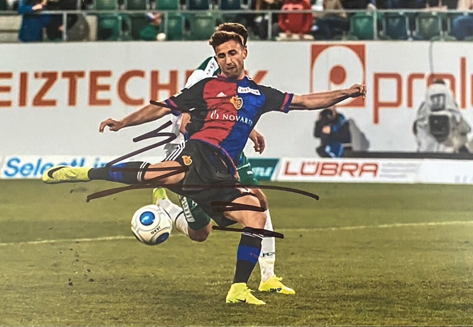 Andraz Sporar Genuine Hand Signed Basel 6X4 Photo Poster painting