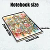 Flower Cross 5D Diamond Painting Notebook Diamond Art Diary Book Kit