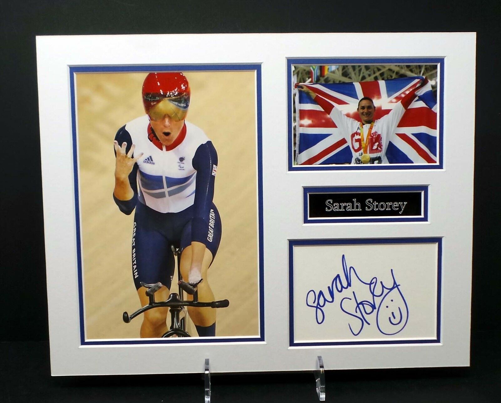 Dame Sarah STOREY Paralympic Athlete Olympics Mounted Photo Poster painting Display AFTAL RD COA