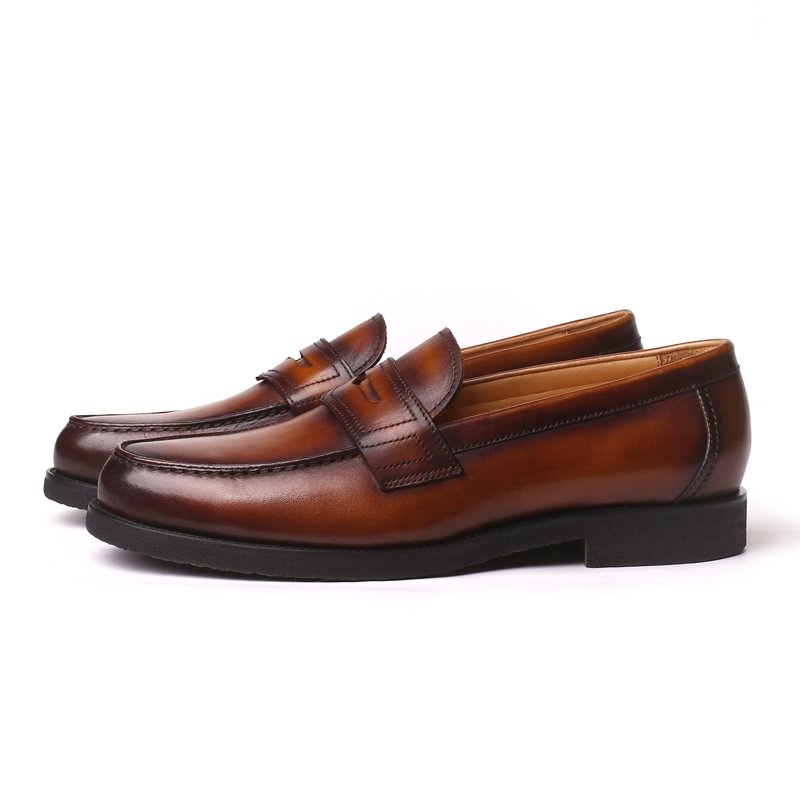 THE QUINCY LOAFER SHOE IN BROWN