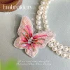 Butterfly Sequins Embroidery Beaded Brooch Handmade DIY Material Kit