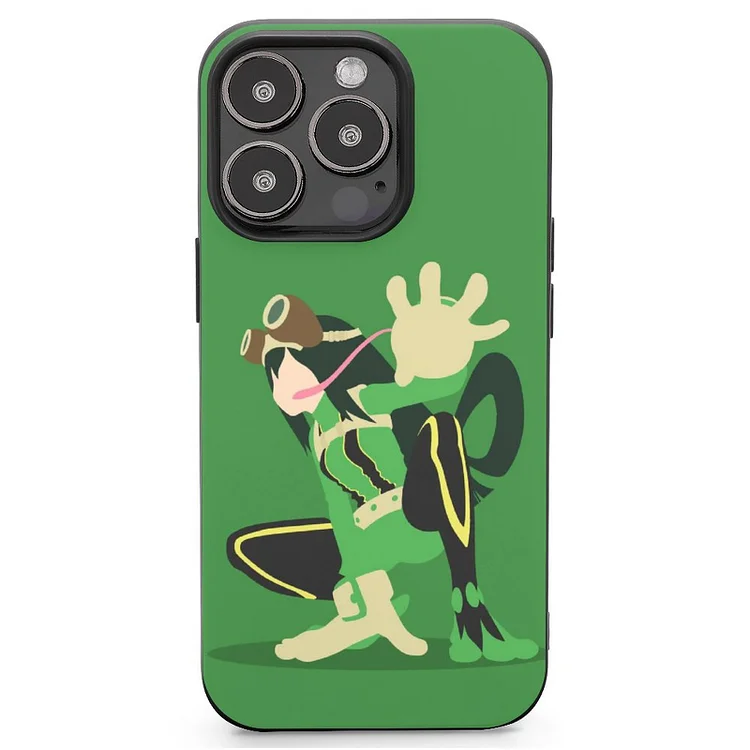 Tsuyu Asui Anime My Hero Academia Phone Case Mobile Phone Shell IPhone 13 and iPhone14 Pro Max and IPhone 15 Plus Case - Heather Prints Shirts