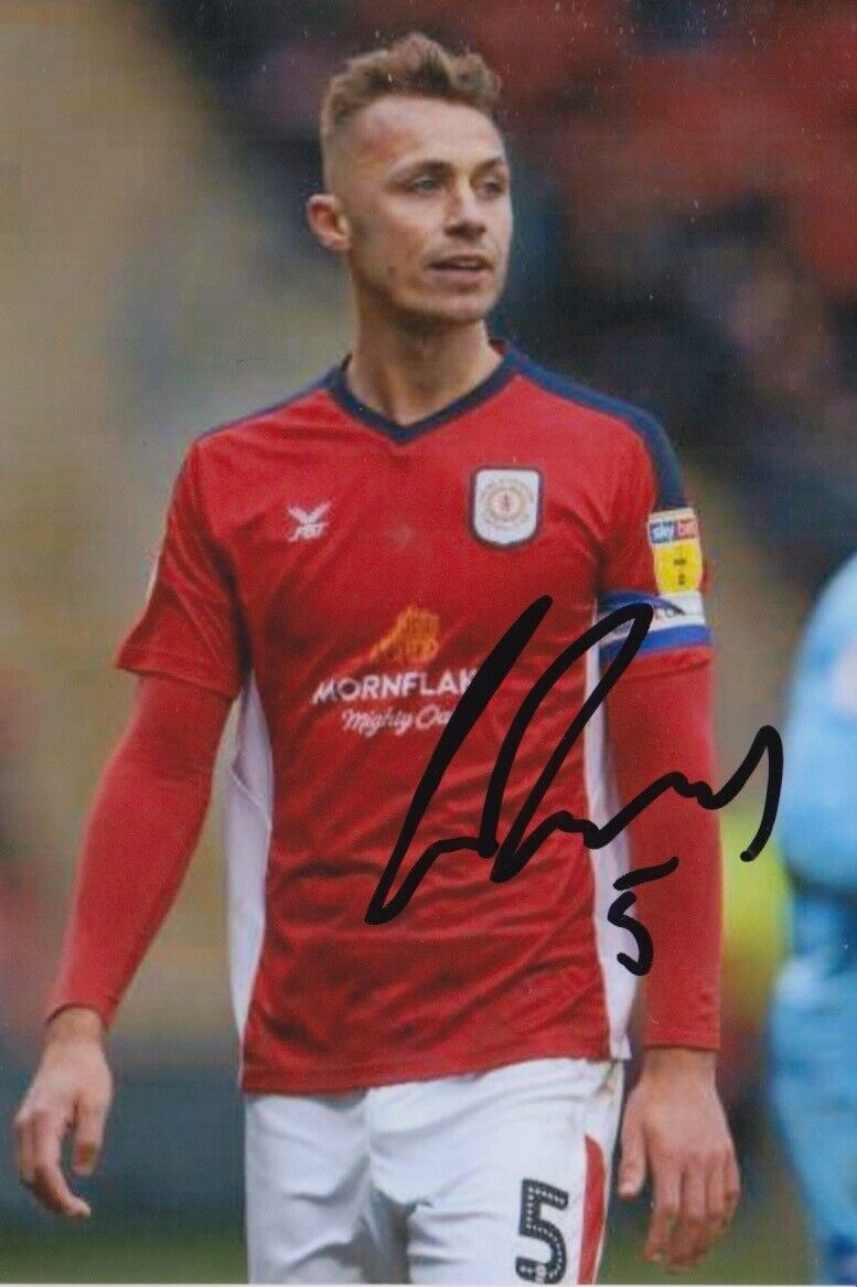 GEORGE RAY HAND SIGNED 6X4 Photo Poster painting CREWE ALEXANDRA FOOTBALL AUTOGRAPH 1