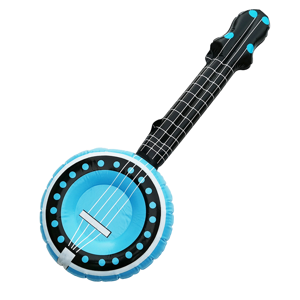 

Inflatable Guitar Shape Toy PVC Stage Prop Children Show Party Accessories, 501 Original