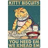 American Bobtail and Butterfly - Vintage Metal Signs - 30*40cm