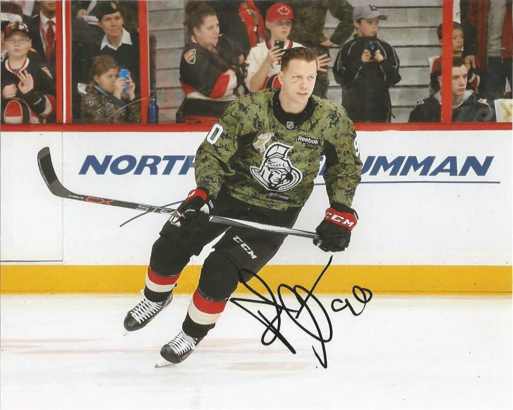 Ottawa Senators Alex Chiasson Signed Autographed 8x10 Photo Poster painting COA