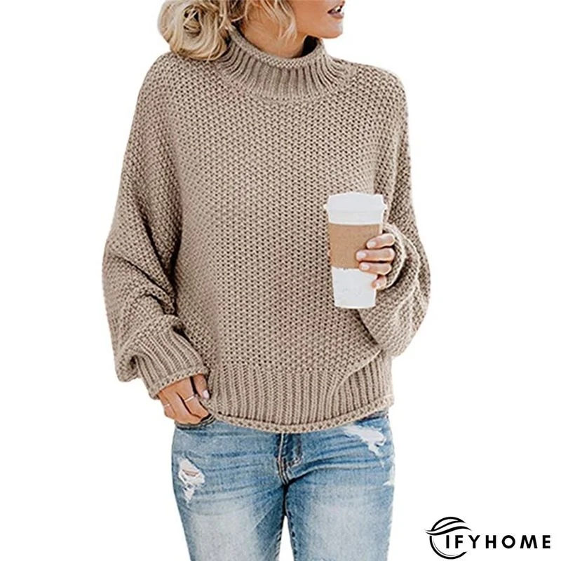 Elegant Long Sleeve Paneled Sweater | IFYHOME