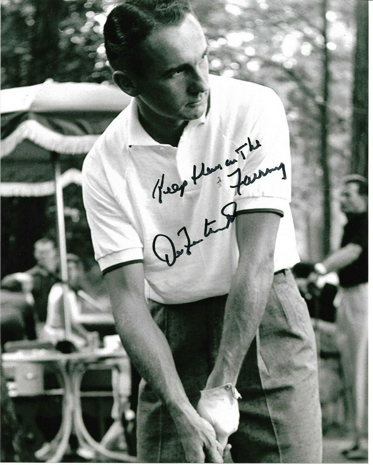 Dow Finsterwald Authentic Signed 8x10 PGA Golf Photo Poster painting Autographed