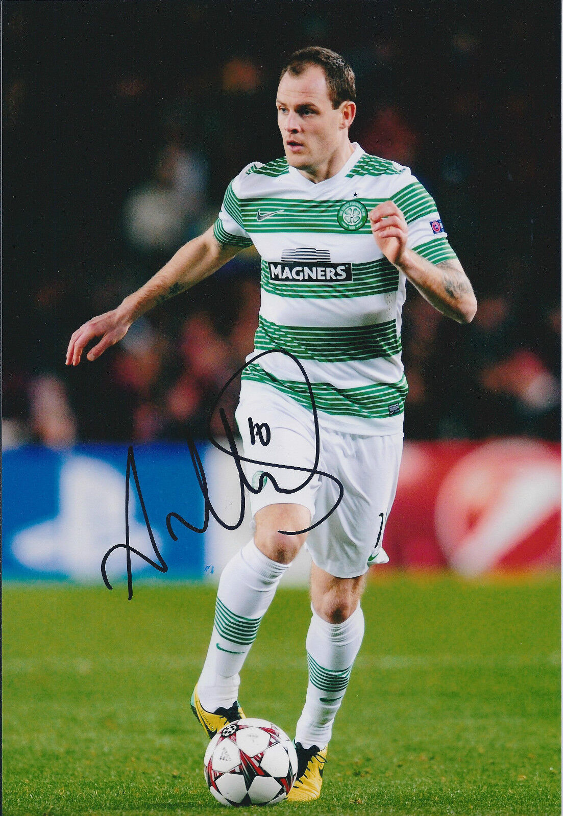 Anthony STOKES SIGNED Autograph Photo Poster painting AFTAL COA CELTIC SPL Title WINNERS Irish