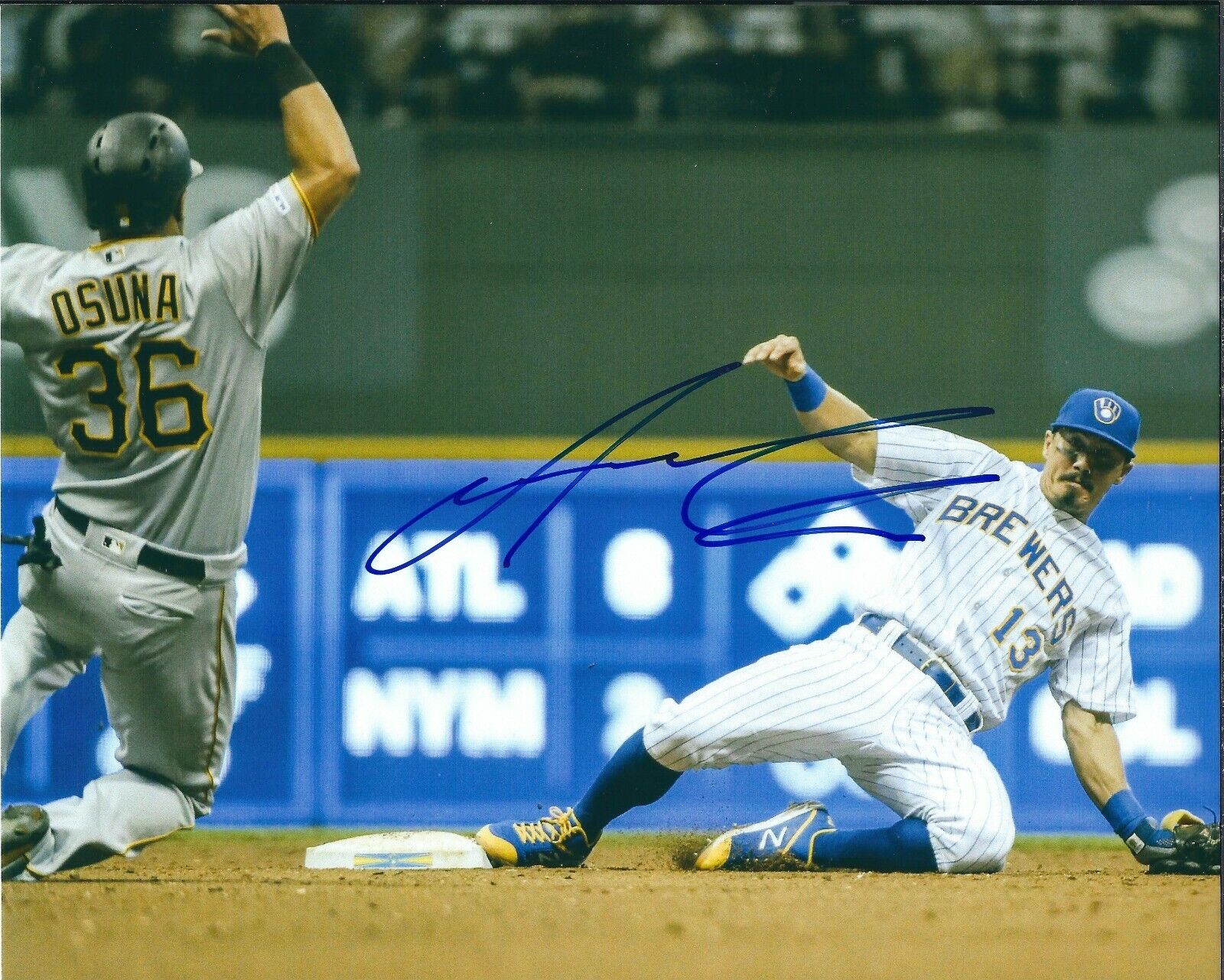 Signed 8x10 JOSE OSUNA PITTSBURGH PIRATES Autographed Photo Poster painting- COA