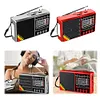 FM/AM/SW Full Band Portable Radio Battery Operated Mini Radio Receiver for Elder