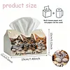 DIY Diamond Art Tissue Box Holder Cat PU Leather Diamond Art Desktop Organizer Resin Rhinestone Storage Organizers Gem Art Home Office Decor Craft Gift for Women
