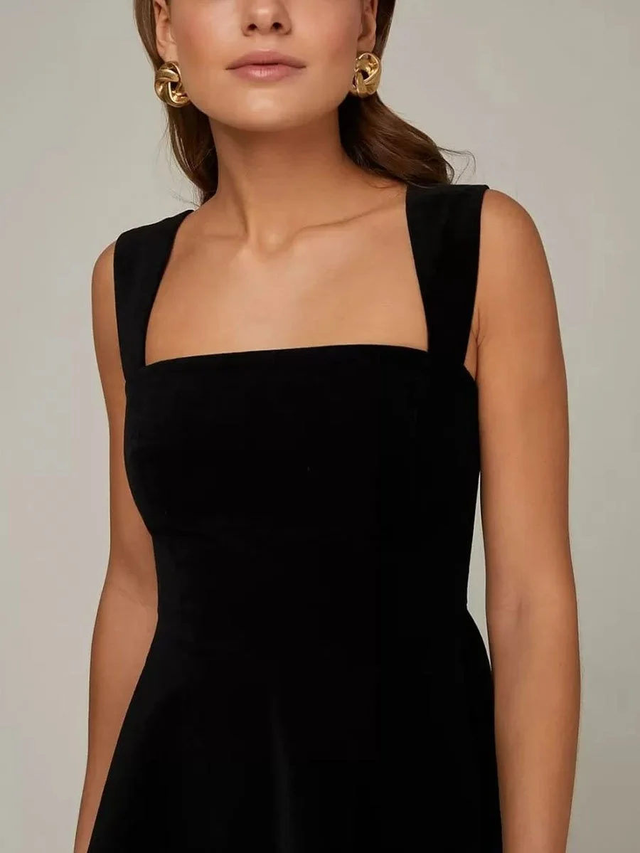 Simple A-line mini dress