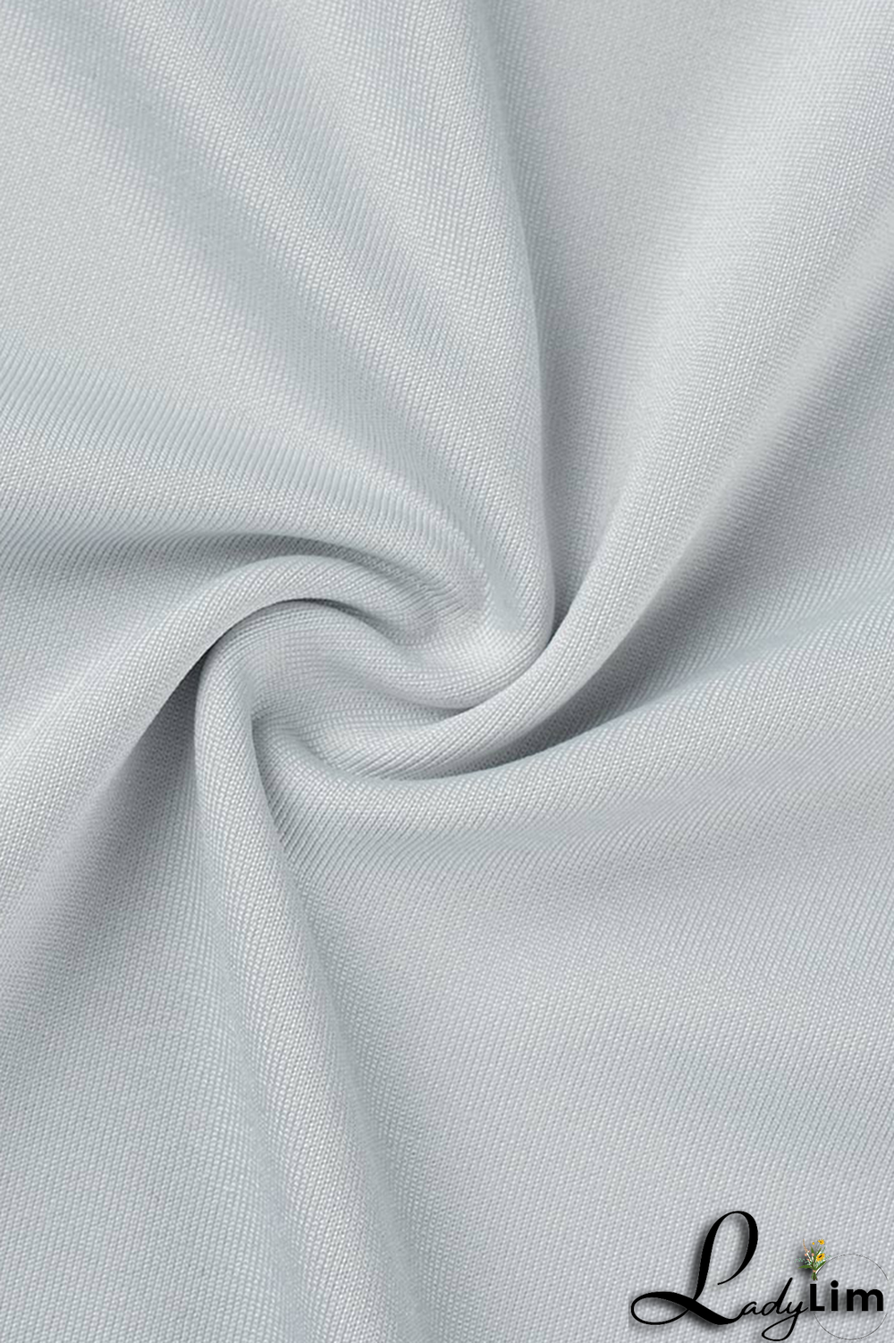 Gray White Fashion Print Patchwork One Shoulder Long Sleeve Two Pieces