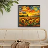 Diamond Painting-5D Full Round Drill Sunflower Landscape(40x40cm)