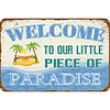 Warning Welcome Message - Vintage Metal Signs(12*16Inch)