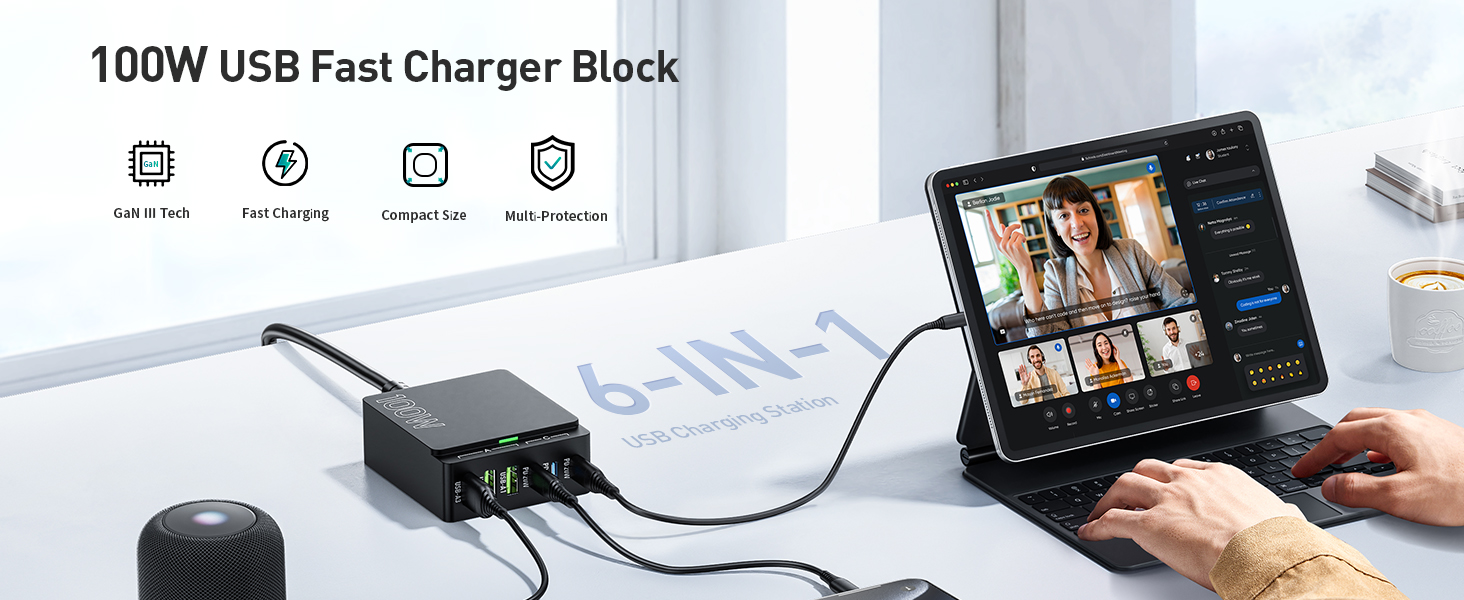 100w usb c charger block
