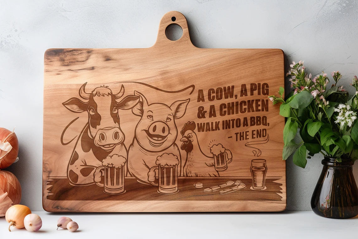 Funny SVG Charcuterie Board, Chopping Board, Cutting Board, Kitchen Towel, Laser Engraved Files, Digital, Vector, Kitchen Decor