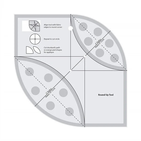 Multipurpose Round Up Ruler