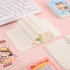 4PCS Cute Cartoon A7 Mini Portable Writing Paper Notebooks Diary Meeting Stationery Gift