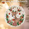 Christmas DIY Diamond Painting Acrylic Special Shape Pendant Hanging Kit