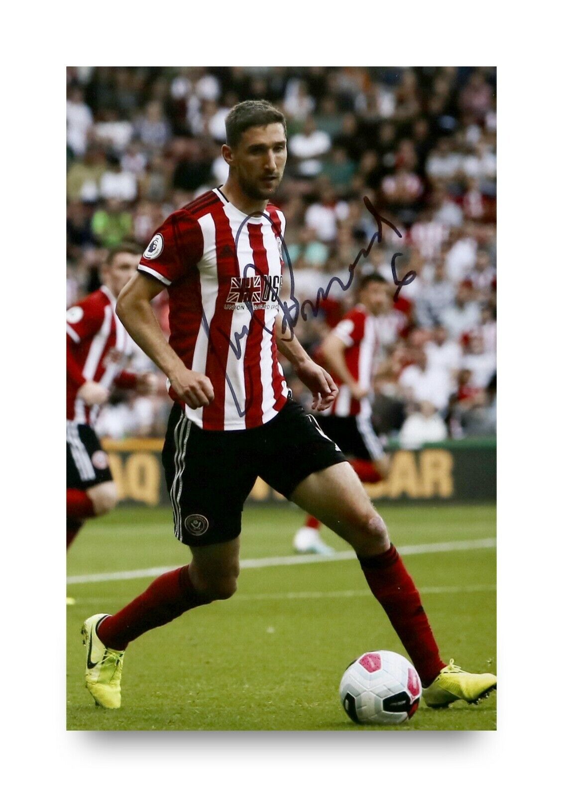 Chris Basham Signed 6x4 Photo Poster painting Sheffield United Newcastle Bolton Autograph + COA