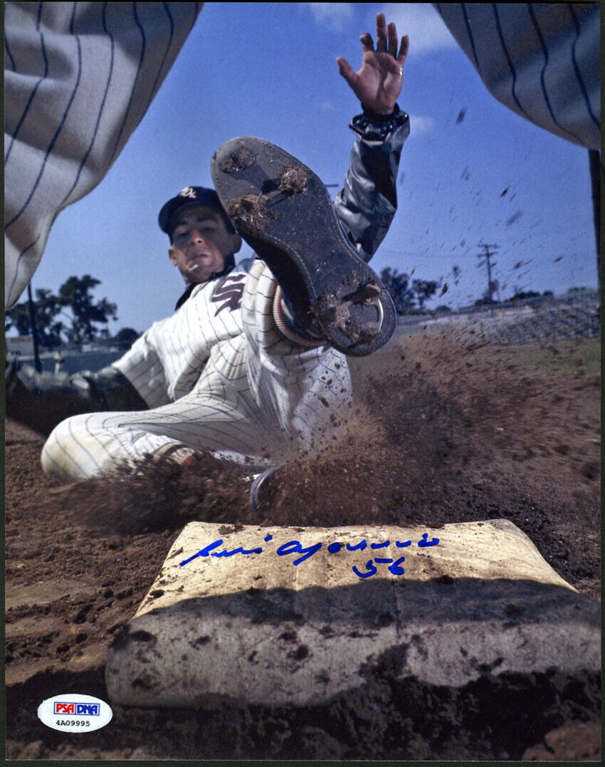 Luis Aparicio SIGNED 8x10 Photo Poster painting + ROY Chicago White Sox ITP PSA/DNA AUTOGRAPHED